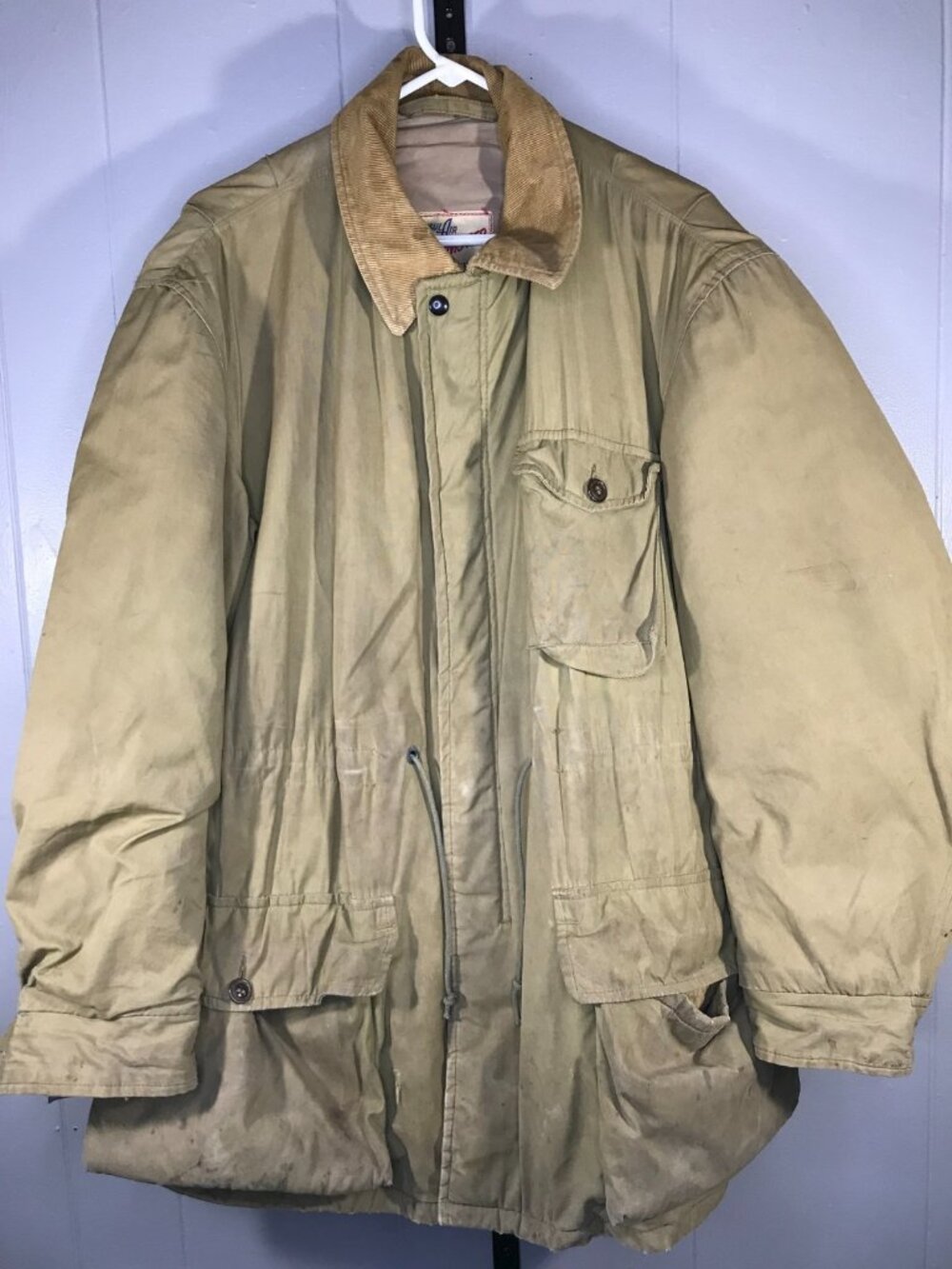 Vintage Warmster Insulair Jacket Mens LG Canvas Hunting Barn Chore Coat 60s 70s
